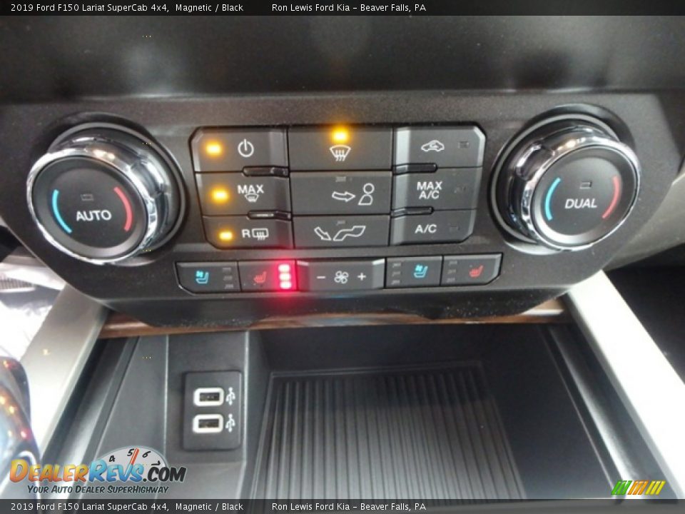 2019 Ford F150 Lariat SuperCab 4x4 Magnetic / Black Photo #19