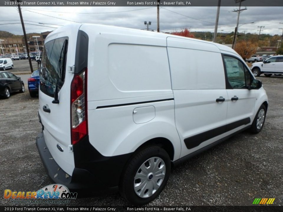 2019 Ford Transit Connect XL Van Frozen White / Palazzo Grey Photo #5