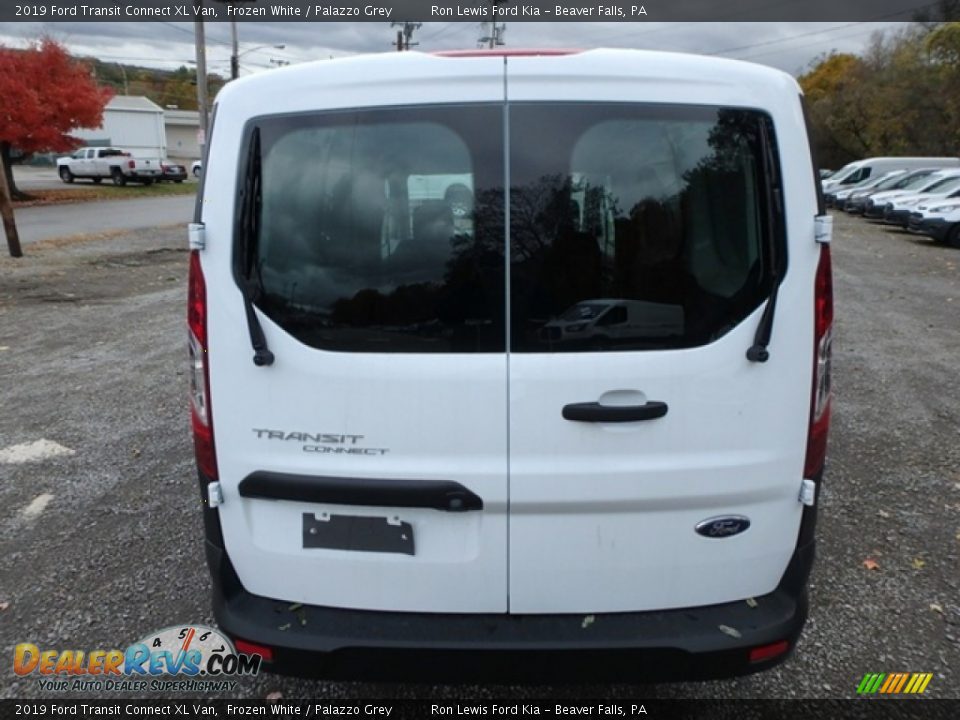 2019 Ford Transit Connect XL Van Frozen White / Palazzo Grey Photo #7