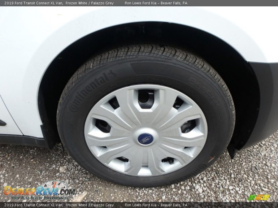 2019 Ford Transit Connect XL Van Frozen White / Palazzo Grey Photo #13