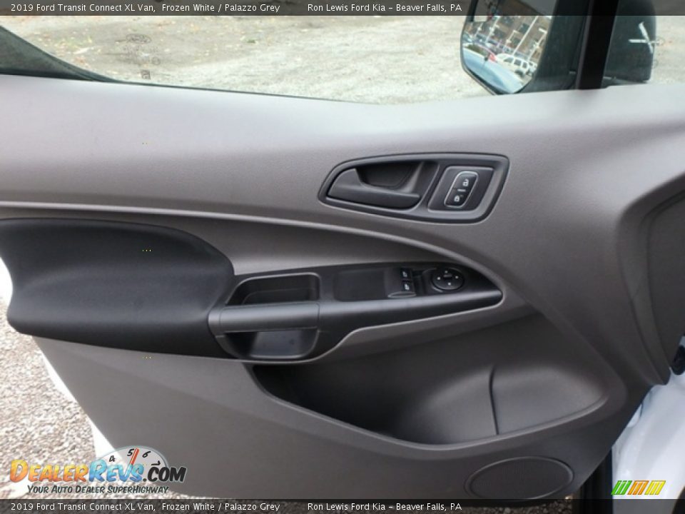 2019 Ford Transit Connect XL Van Frozen White / Palazzo Grey Photo #16