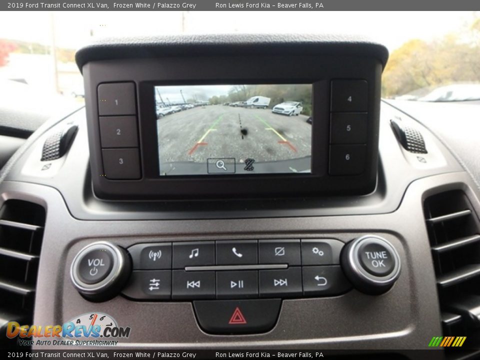 2019 Ford Transit Connect XL Van Frozen White / Palazzo Grey Photo #19