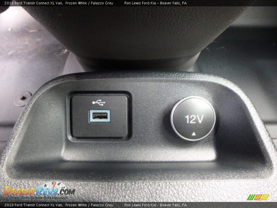 2019 Ford Transit Connect XL Van Frozen White / Palazzo Grey Photo #20