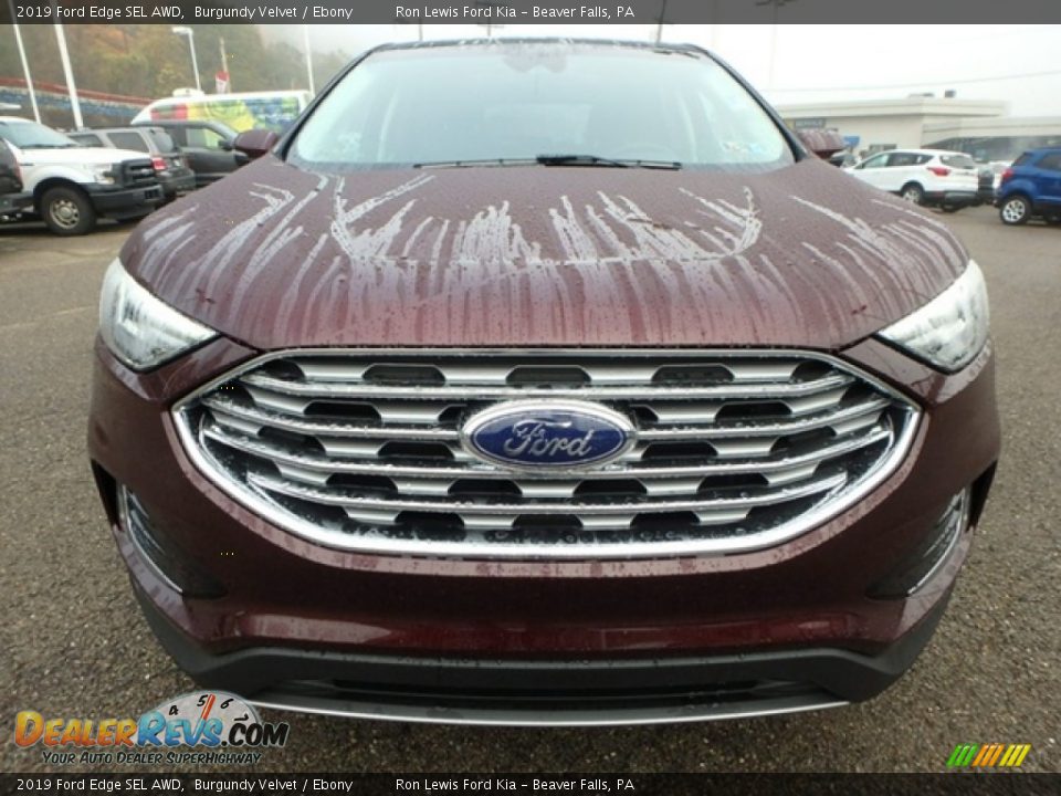 2019 Ford Edge SEL AWD Burgundy Velvet / Ebony Photo #8