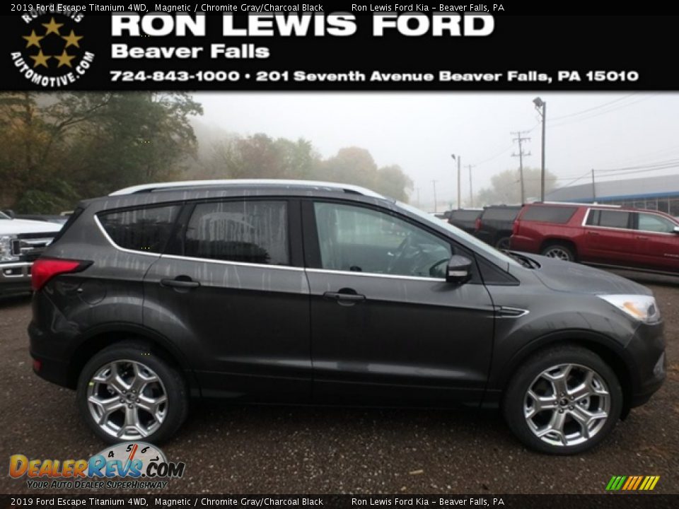 2019 Ford Escape Titanium 4WD Magnetic / Chromite Gray/Charcoal Black Photo #1
