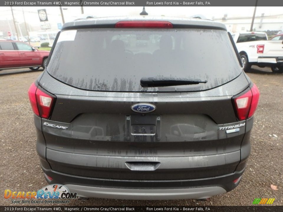 2019 Ford Escape Titanium 4WD Magnetic / Chromite Gray/Charcoal Black Photo #4