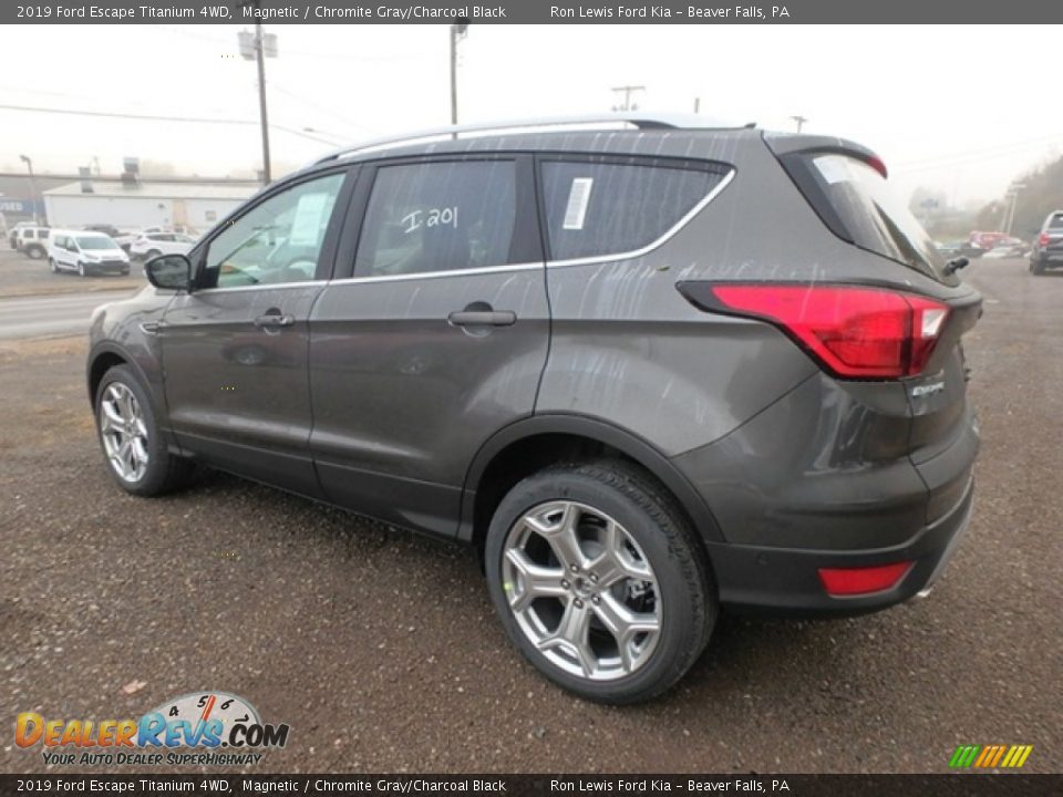 2019 Ford Escape Titanium 4WD Magnetic / Chromite Gray/Charcoal Black Photo #5