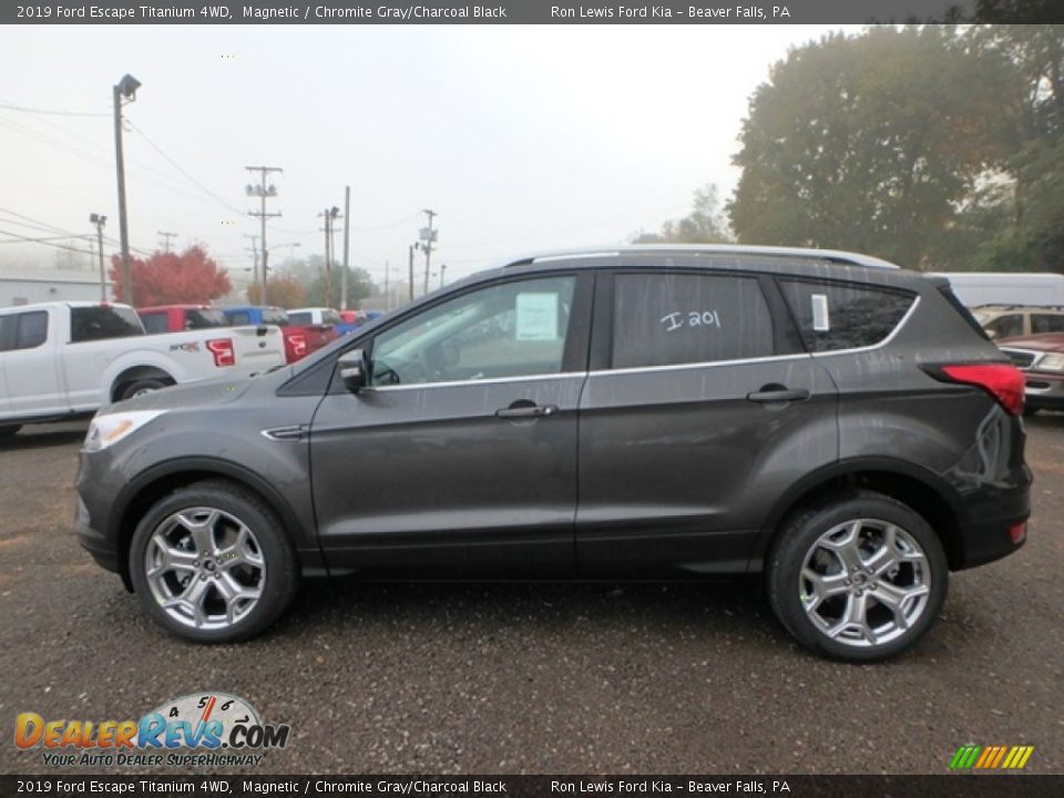 2019 Ford Escape Titanium 4WD Magnetic / Chromite Gray/Charcoal Black Photo #6