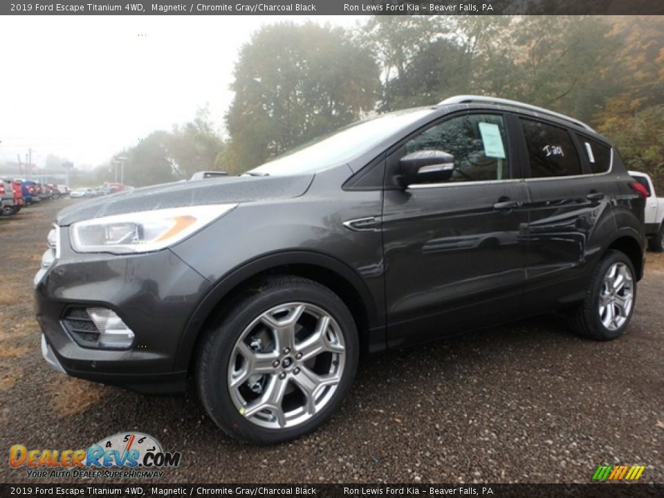 2019 Ford Escape Titanium 4WD Magnetic / Chromite Gray/Charcoal Black Photo #7
