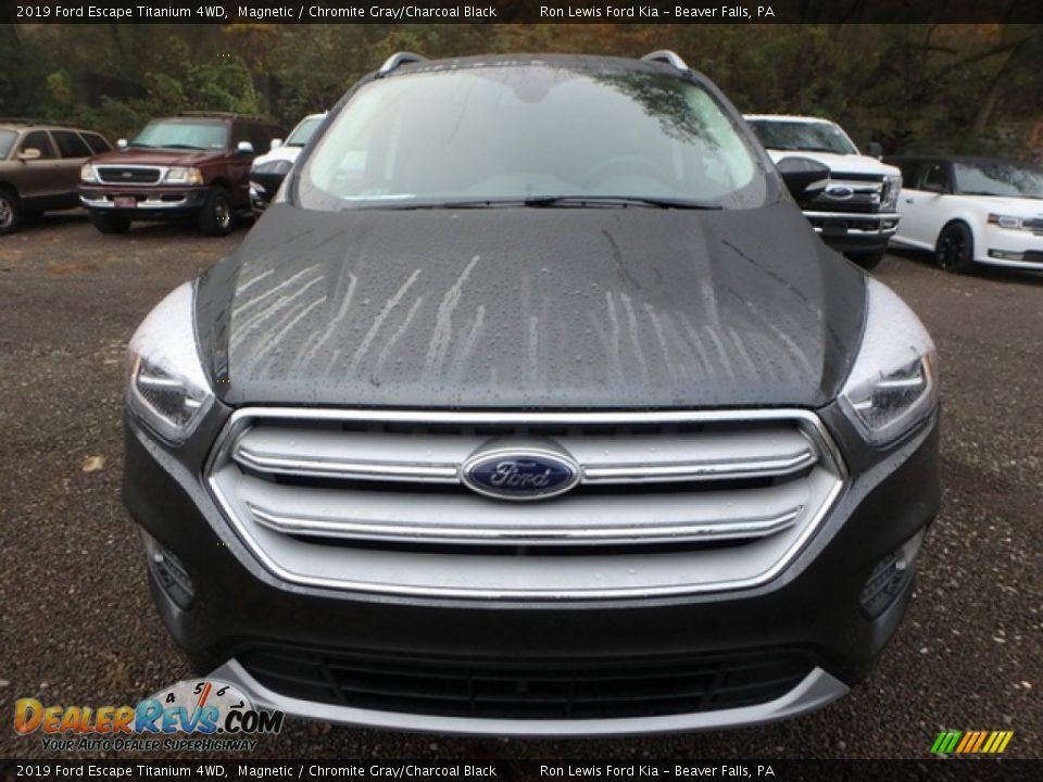 2019 Ford Escape Titanium 4WD Magnetic / Chromite Gray/Charcoal Black Photo #8