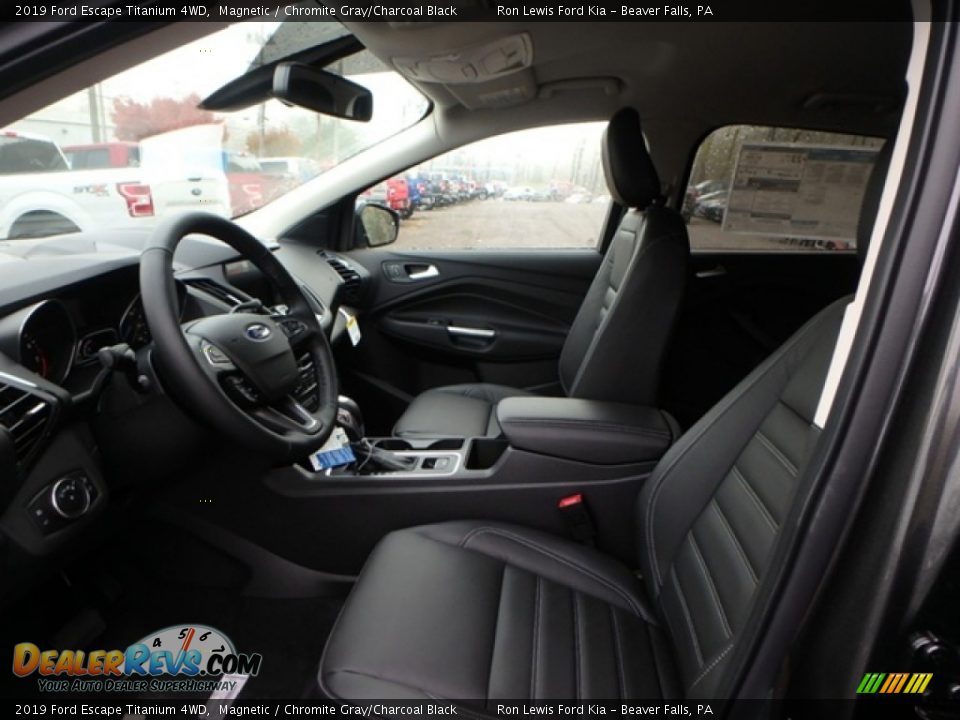 2019 Ford Escape Titanium 4WD Magnetic / Chromite Gray/Charcoal Black Photo #11