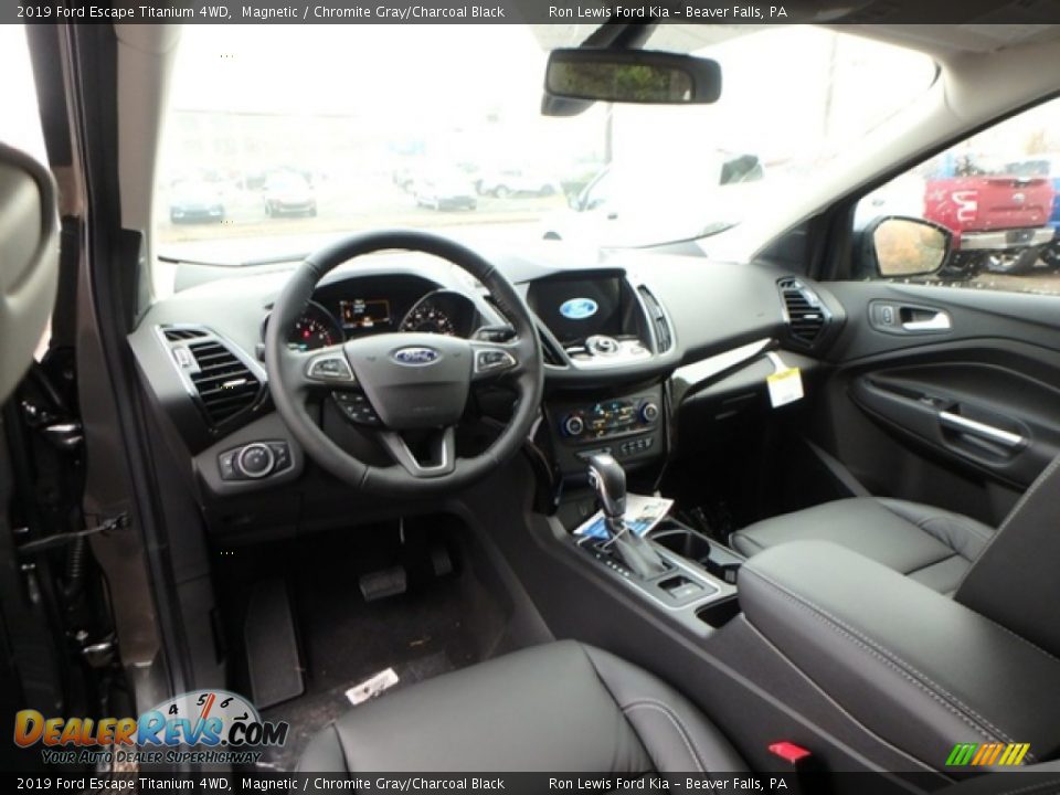 2019 Ford Escape Titanium 4WD Magnetic / Chromite Gray/Charcoal Black Photo #13
