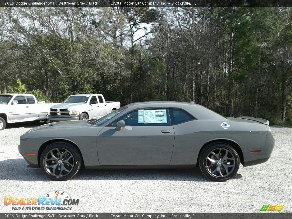 2019 Dodge Challenger SXT Destroyer Gray / Black Photo #2