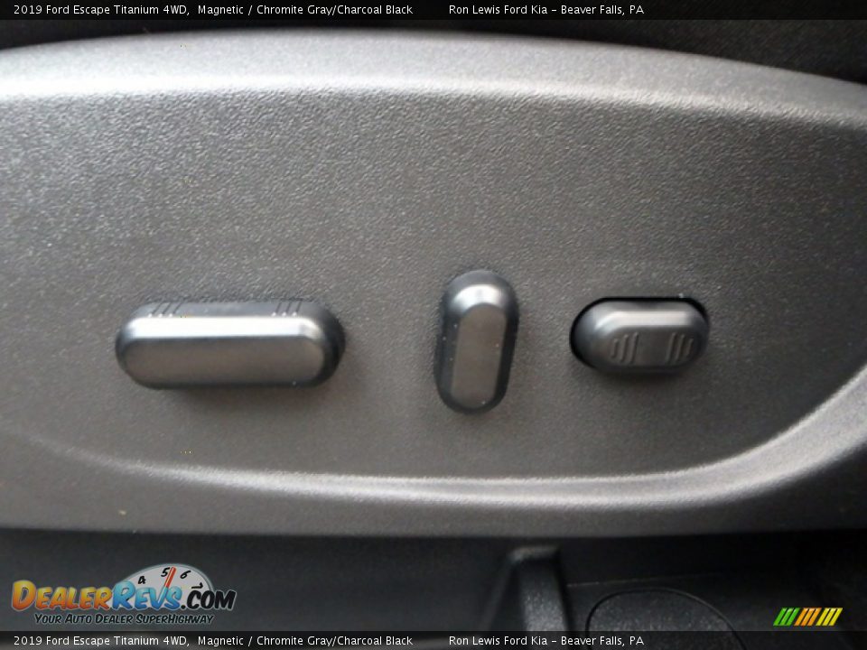 2019 Ford Escape Titanium 4WD Magnetic / Chromite Gray/Charcoal Black Photo #16