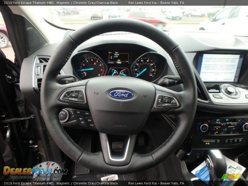 2019 Ford Escape Titanium 4WD Magnetic / Chromite Gray/Charcoal Black Photo #17