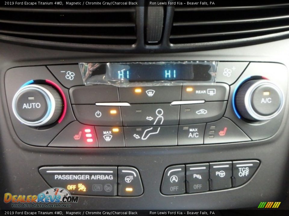 2019 Ford Escape Titanium 4WD Magnetic / Chromite Gray/Charcoal Black Photo #19