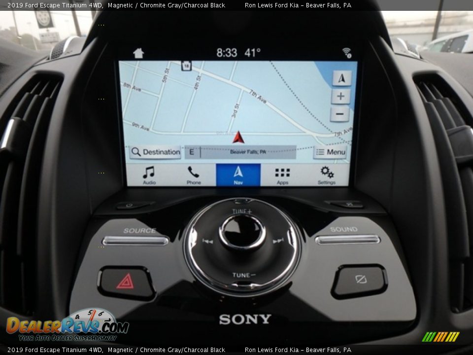 2019 Ford Escape Titanium 4WD Magnetic / Chromite Gray/Charcoal Black Photo #20