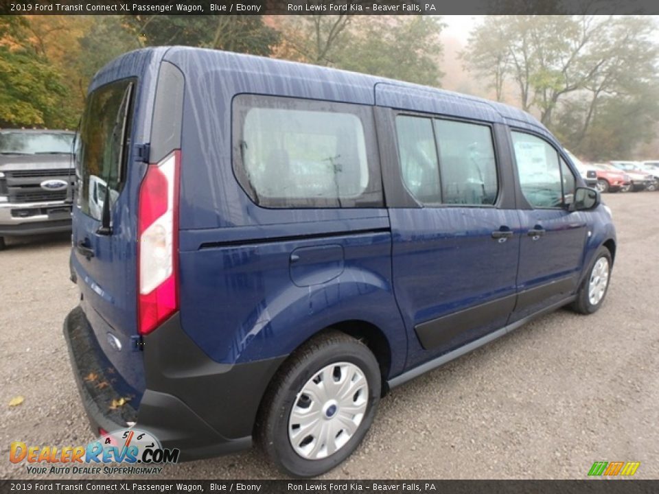 2019 Ford Transit Connect XL Passenger Wagon Blue / Ebony Photo #2