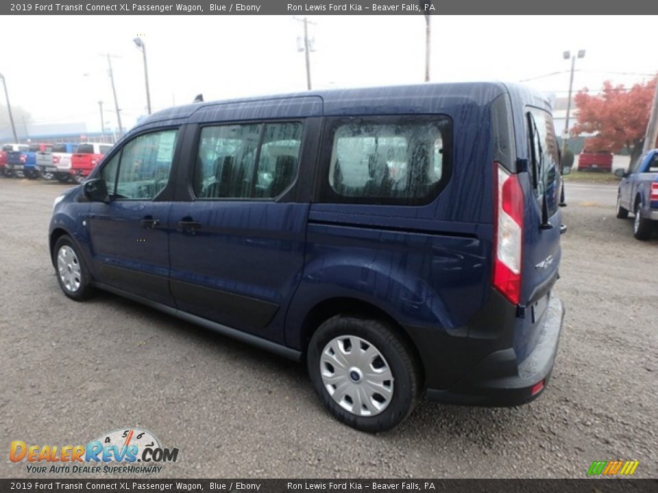 2019 Ford Transit Connect XL Passenger Wagon Blue / Ebony Photo #5