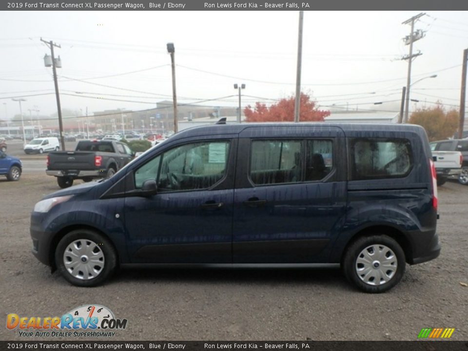 2019 Ford Transit Connect XL Passenger Wagon Blue / Ebony Photo #6