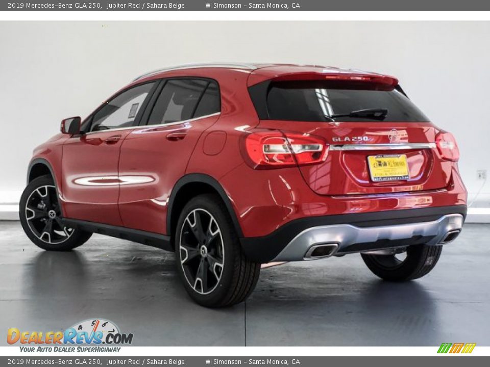 2019 Mercedes-Benz GLA 250 Jupiter Red / Sahara Beige Photo #2