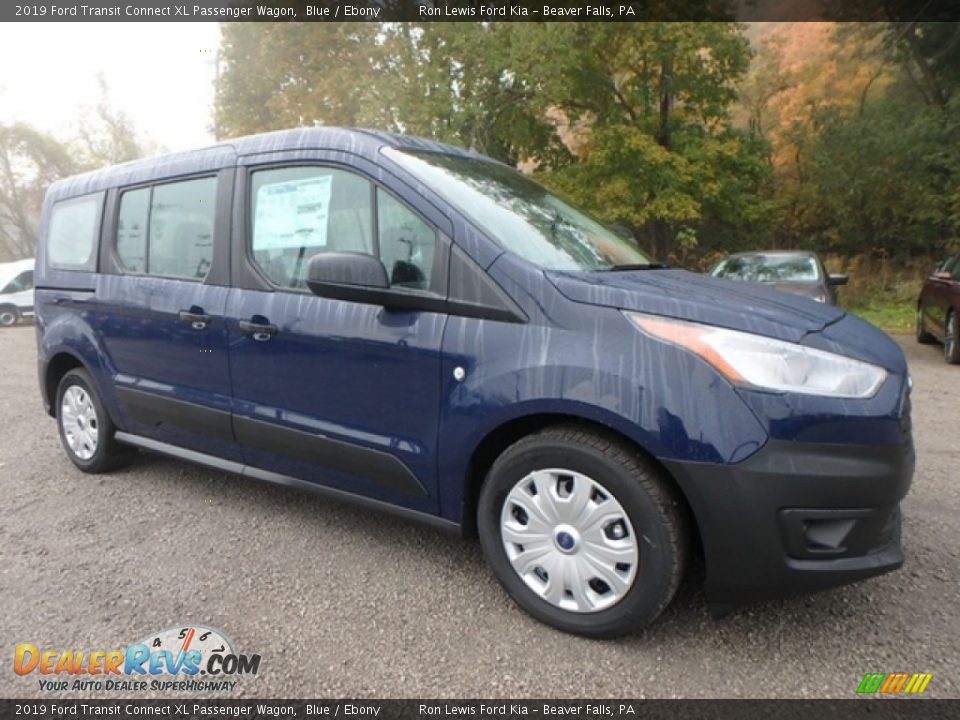 Blue 2019 Ford Transit Connect XL Passenger Wagon Photo #9