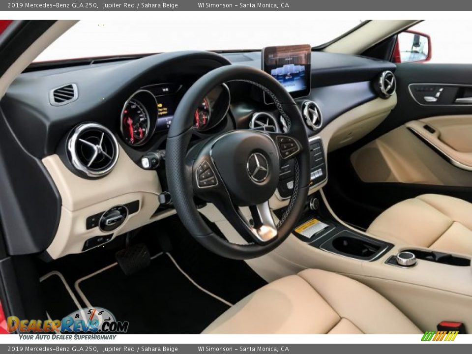 2019 Mercedes-Benz GLA 250 Jupiter Red / Sahara Beige Photo #4