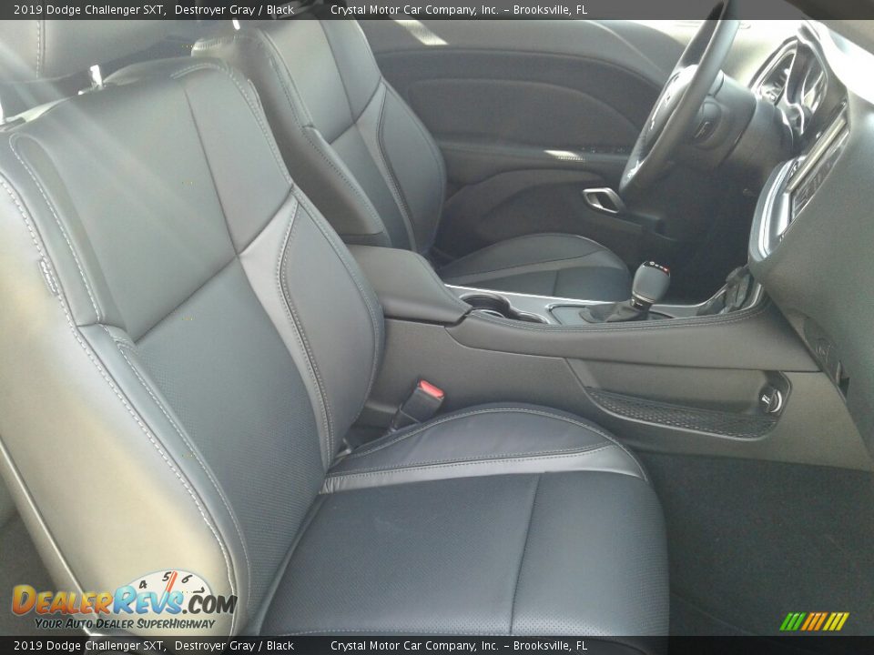 2019 Dodge Challenger SXT Destroyer Gray / Black Photo #12