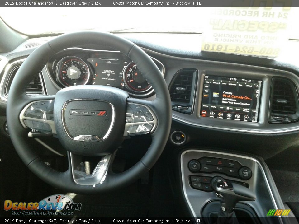 2019 Dodge Challenger SXT Destroyer Gray / Black Photo #13