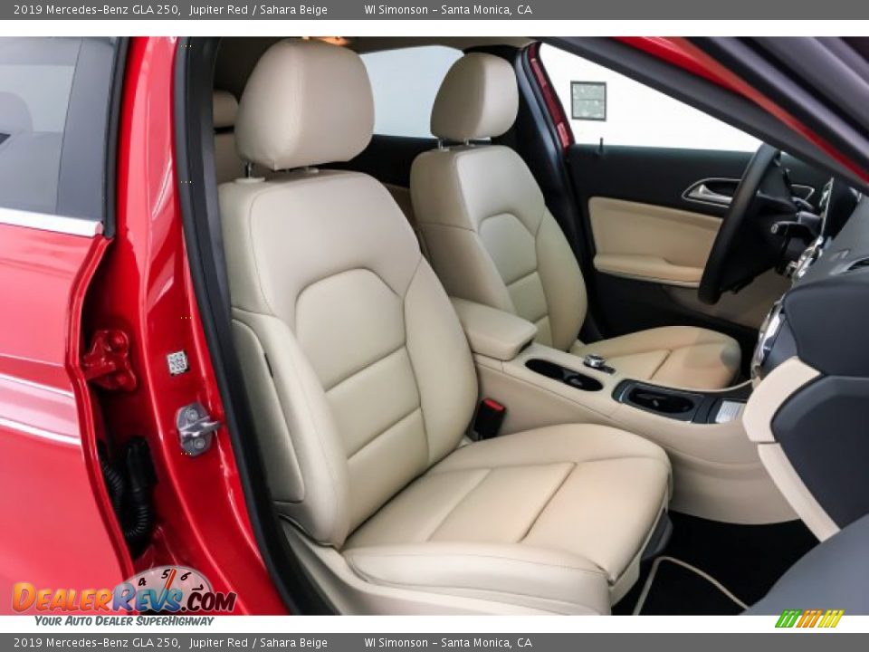 2019 Mercedes-Benz GLA 250 Jupiter Red / Sahara Beige Photo #5