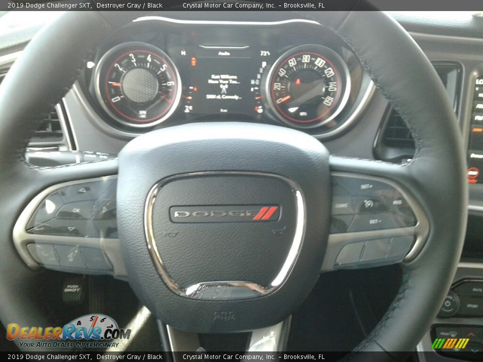 2019 Dodge Challenger SXT Destroyer Gray / Black Photo #14
