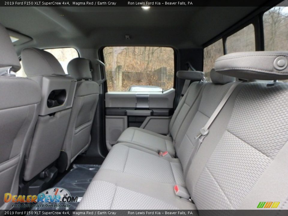 2019 Ford F150 XLT SuperCrew 4x4 Magma Red / Earth Gray Photo #12