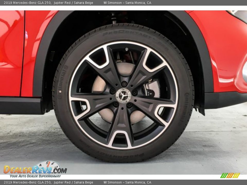 2019 Mercedes-Benz GLA 250 Jupiter Red / Sahara Beige Photo #9