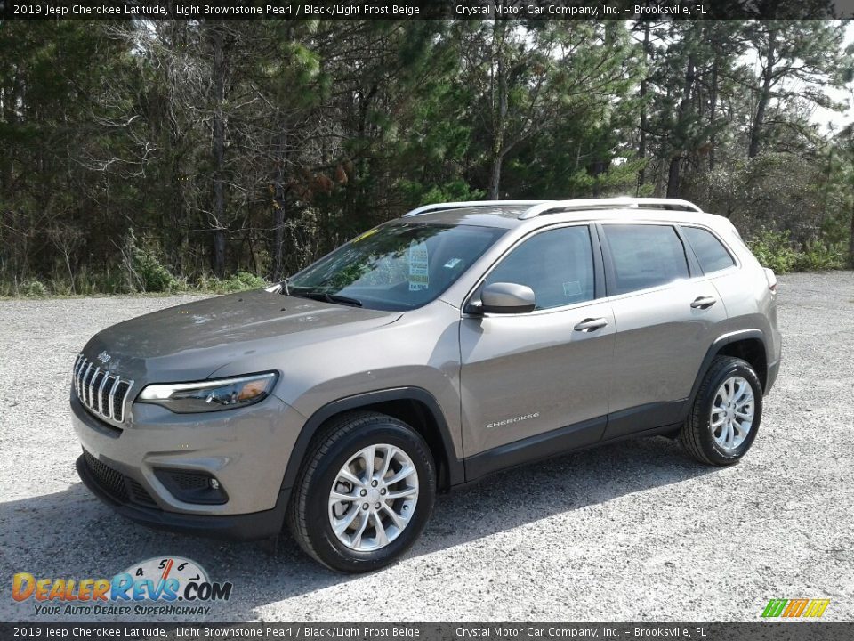 2019 Jeep Cherokee Latitude Light Brownstone Pearl / Black/Light Frost Beige Photo #1