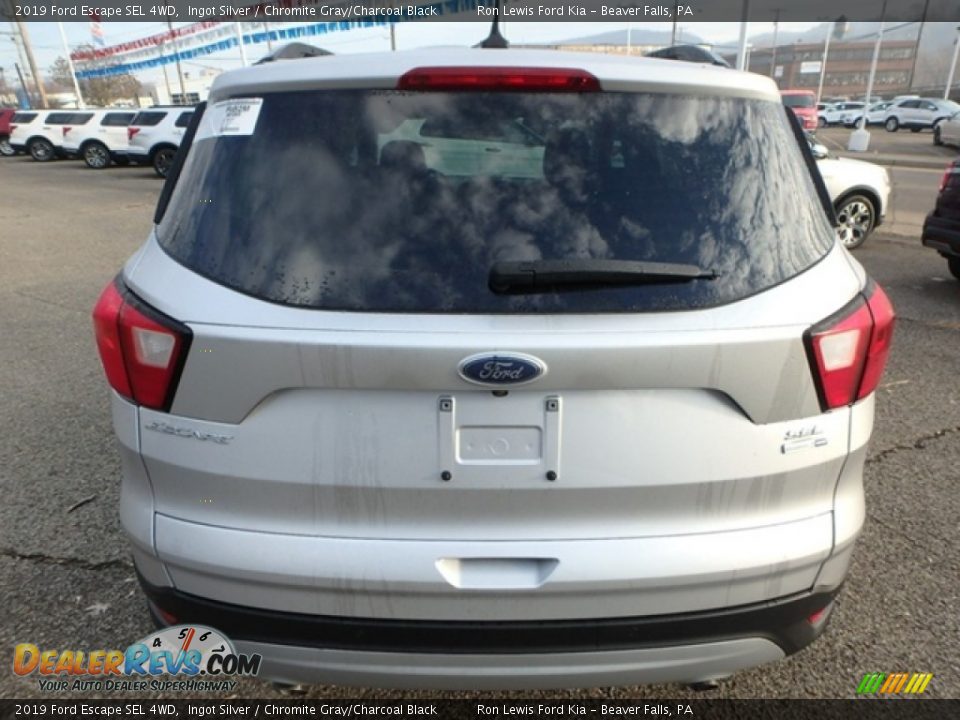 2019 Ford Escape SEL 4WD Ingot Silver / Chromite Gray/Charcoal Black Photo #3