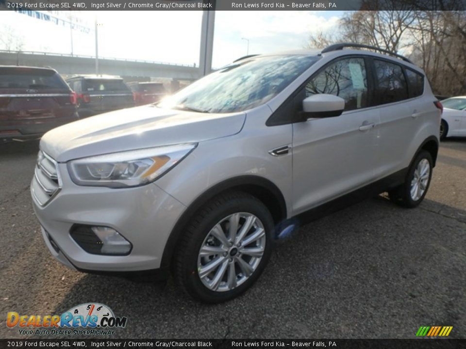 2019 Ford Escape SEL 4WD Ingot Silver / Chromite Gray/Charcoal Black Photo #7