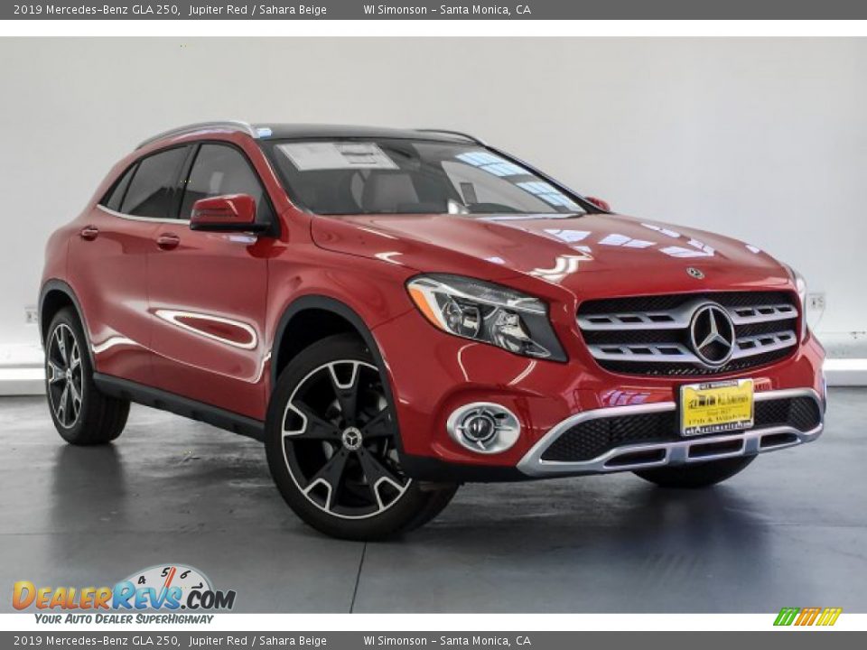 2019 Mercedes-Benz GLA 250 Jupiter Red / Sahara Beige Photo #12