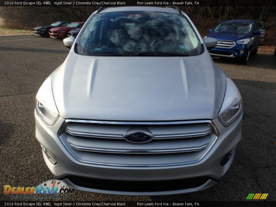 2019 Ford Escape SEL 4WD Ingot Silver / Chromite Gray/Charcoal Black Photo #8