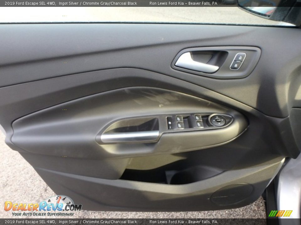 2019 Ford Escape SEL 4WD Ingot Silver / Chromite Gray/Charcoal Black Photo #14