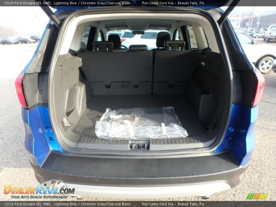 2019 Ford Escape SEL 4WD Lightning Blue / Chromite Gray/Charcoal Black Photo #4