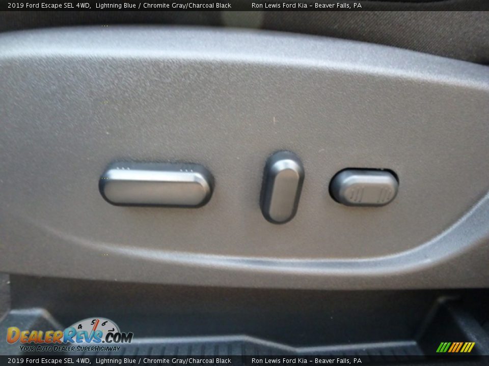2019 Ford Escape SEL 4WD Lightning Blue / Chromite Gray/Charcoal Black Photo #16