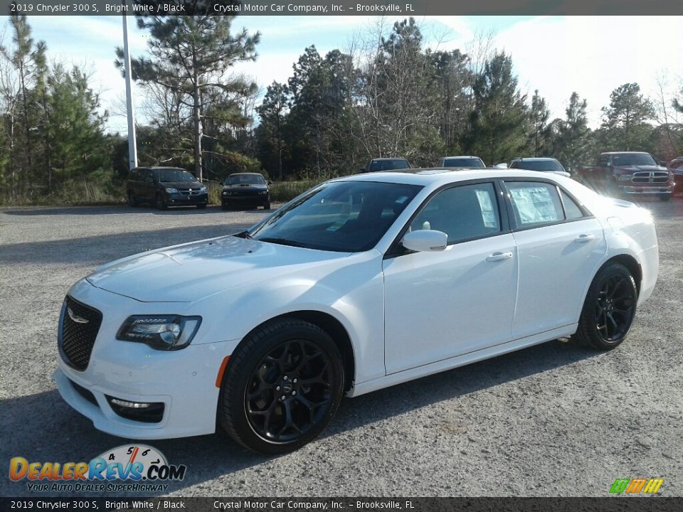 2019 Chrysler 300 S Bright White / Black Photo #1