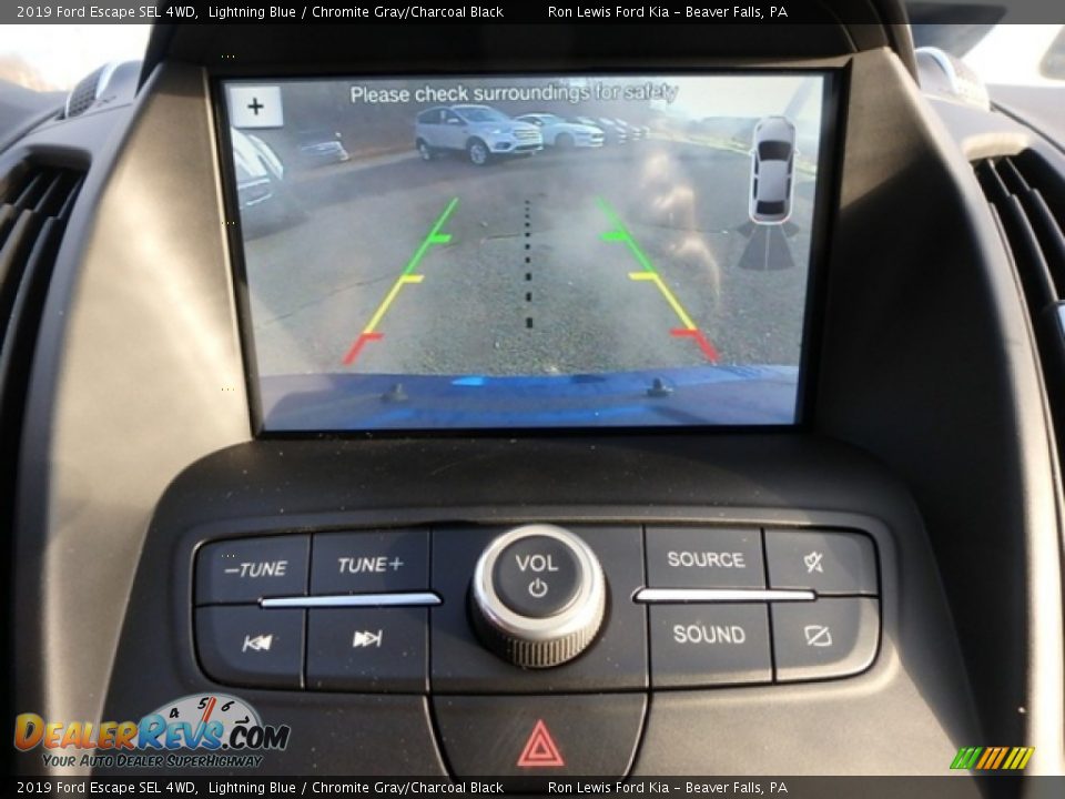 2019 Ford Escape SEL 4WD Lightning Blue / Chromite Gray/Charcoal Black Photo #18