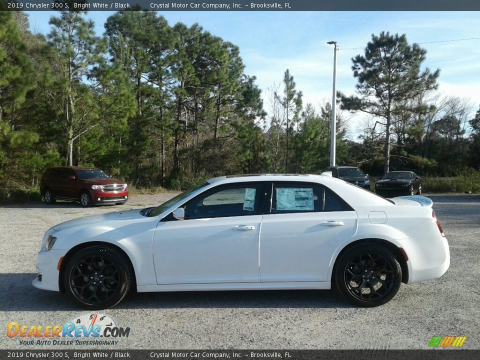 2019 Chrysler 300 S Bright White / Black Photo #2