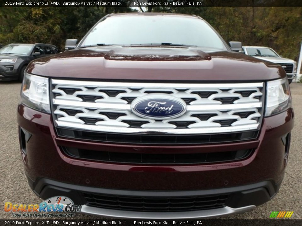 2019 Ford Explorer XLT 4WD Burgundy Velvet / Medium Black Photo #8
