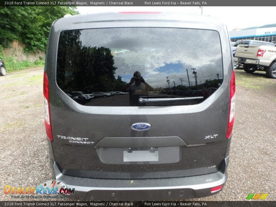 2018 Ford Transit Connect XLT Passenger Wagon Magnetic / Charcoal Black Photo #4