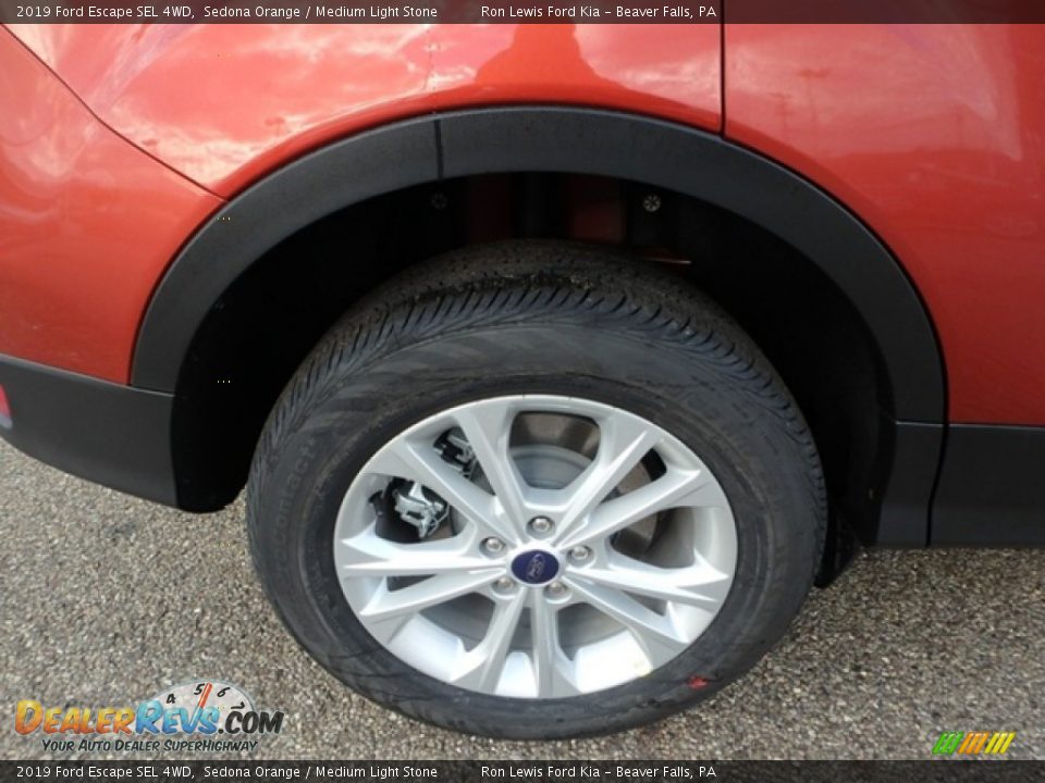 2019 Ford Escape SEL 4WD Sedona Orange / Medium Light Stone Photo #10