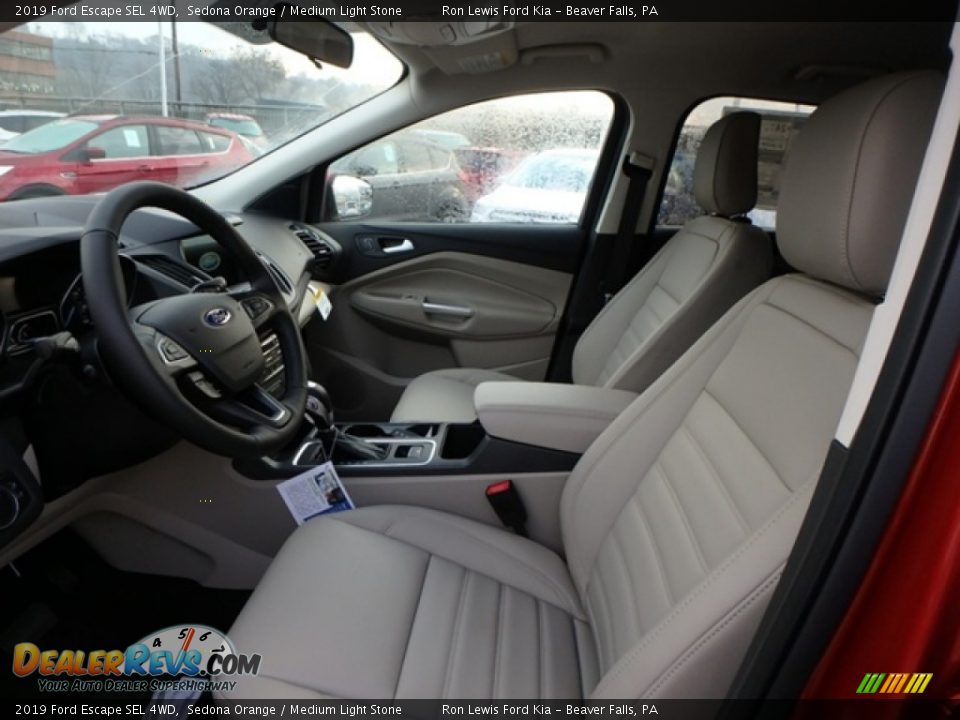 2019 Ford Escape SEL 4WD Sedona Orange / Medium Light Stone Photo #11