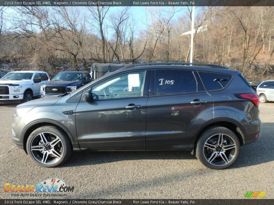 2019 Ford Escape SEL 4WD Magnetic / Chromite Gray/Charcoal Black Photo #6