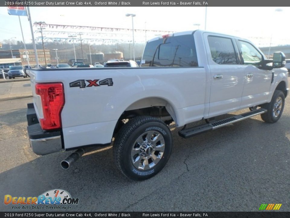 2019 Ford F250 Super Duty Lariat Crew Cab 4x4 Oxford White / Black Photo #2